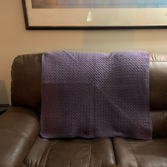 Lap, Stroller, Car, Bassinet, Crib Handmade Crocheted Blanket NEW - Picture 2 of 7